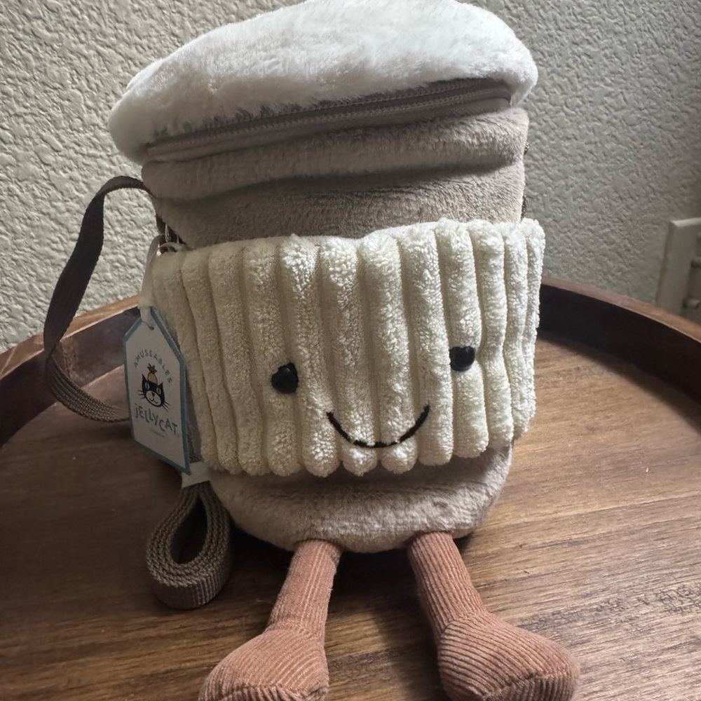 Jellycat Amuseables Coffee to Go plush Purse